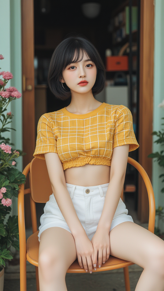短发老板娘