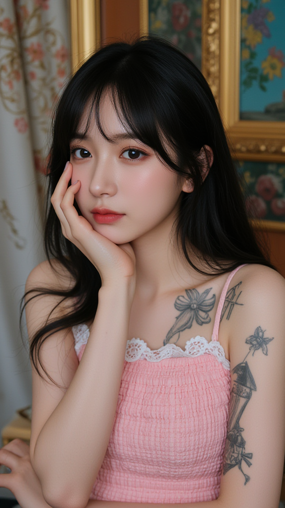 大眼睛美女