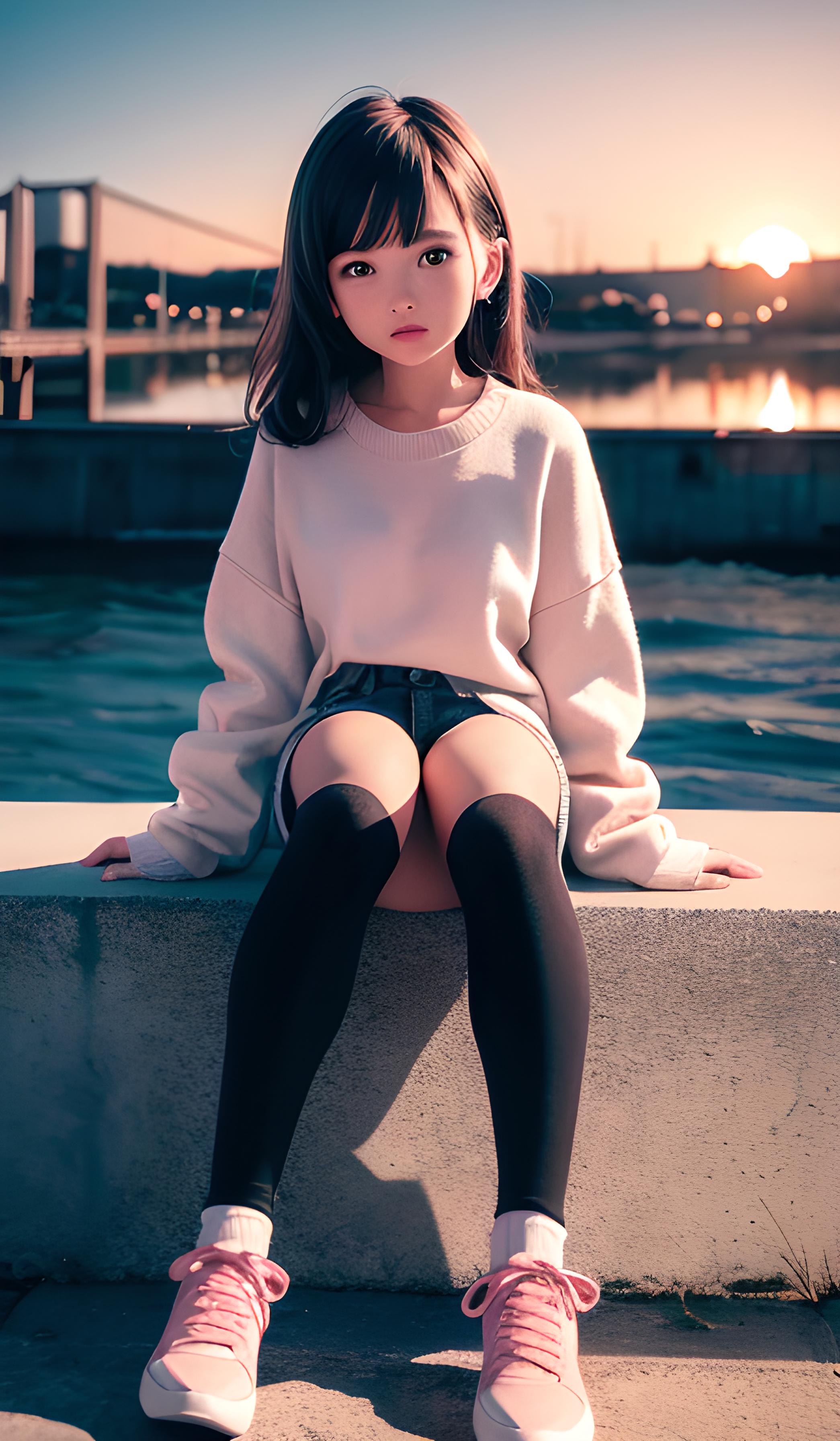 海边少女