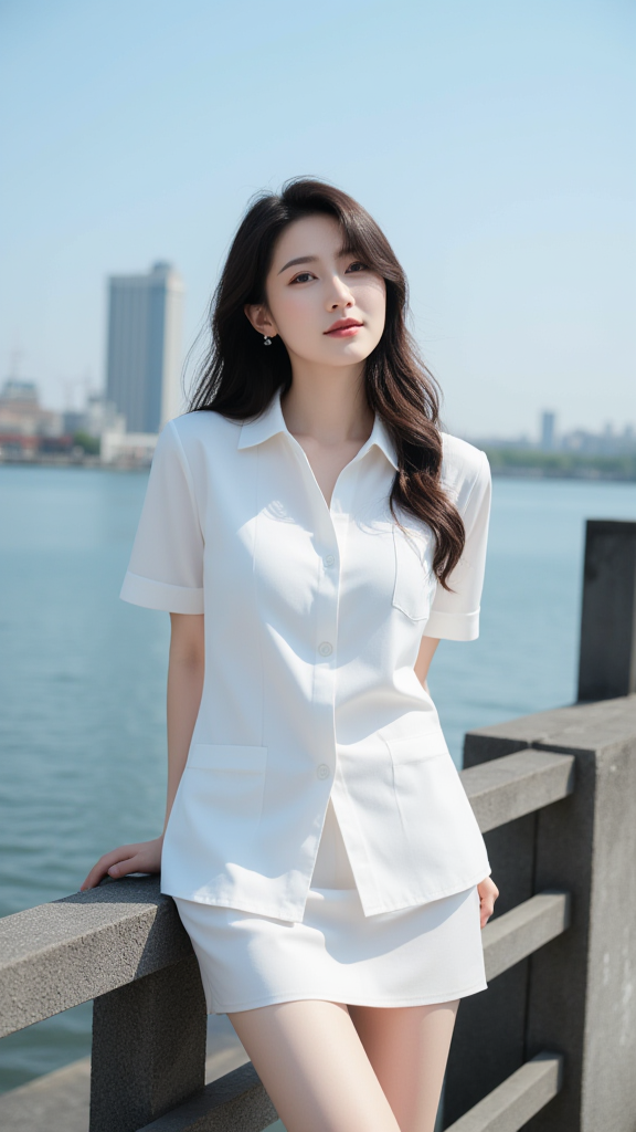 白衬衫女孩