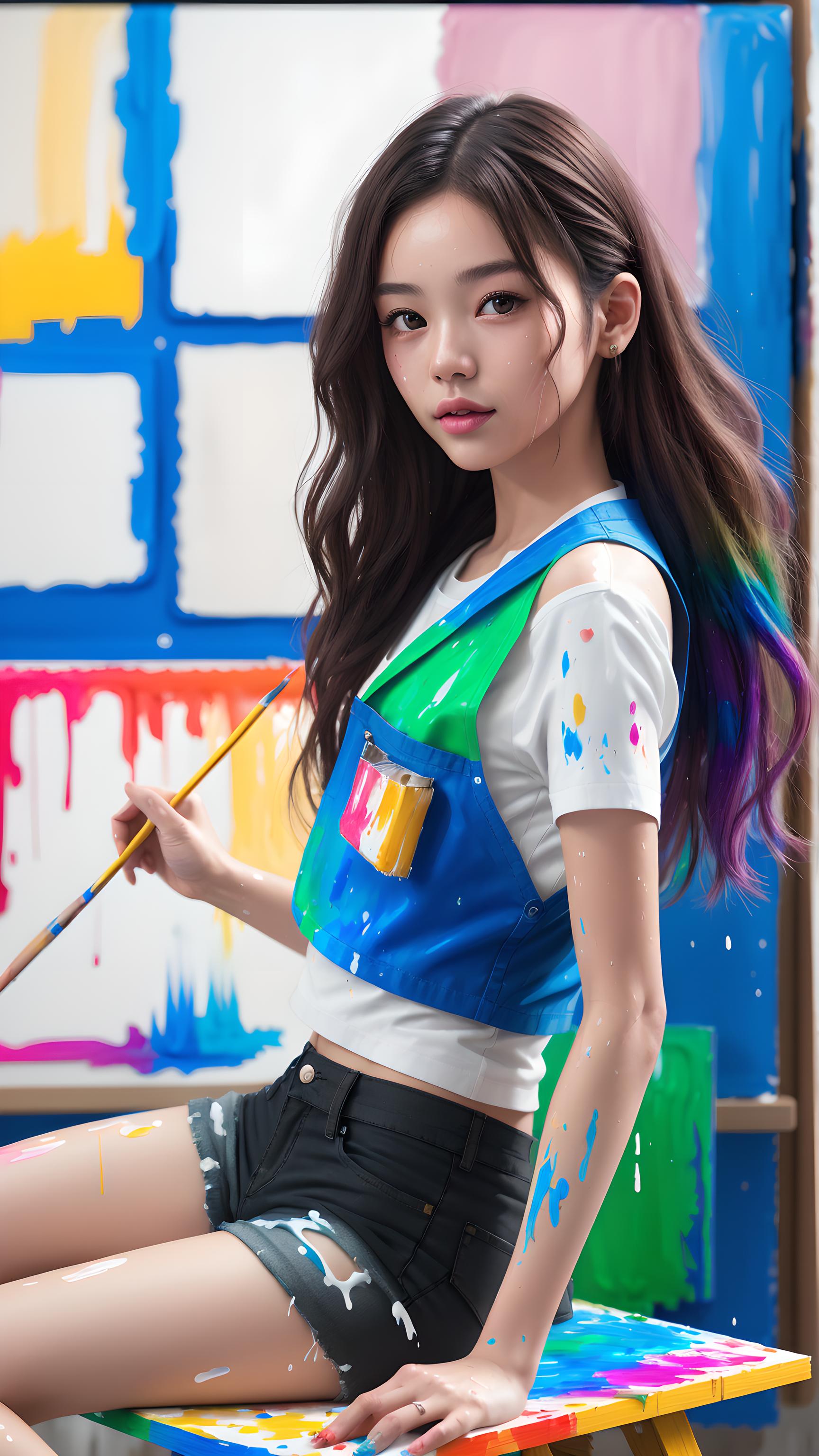 画画小姐姐