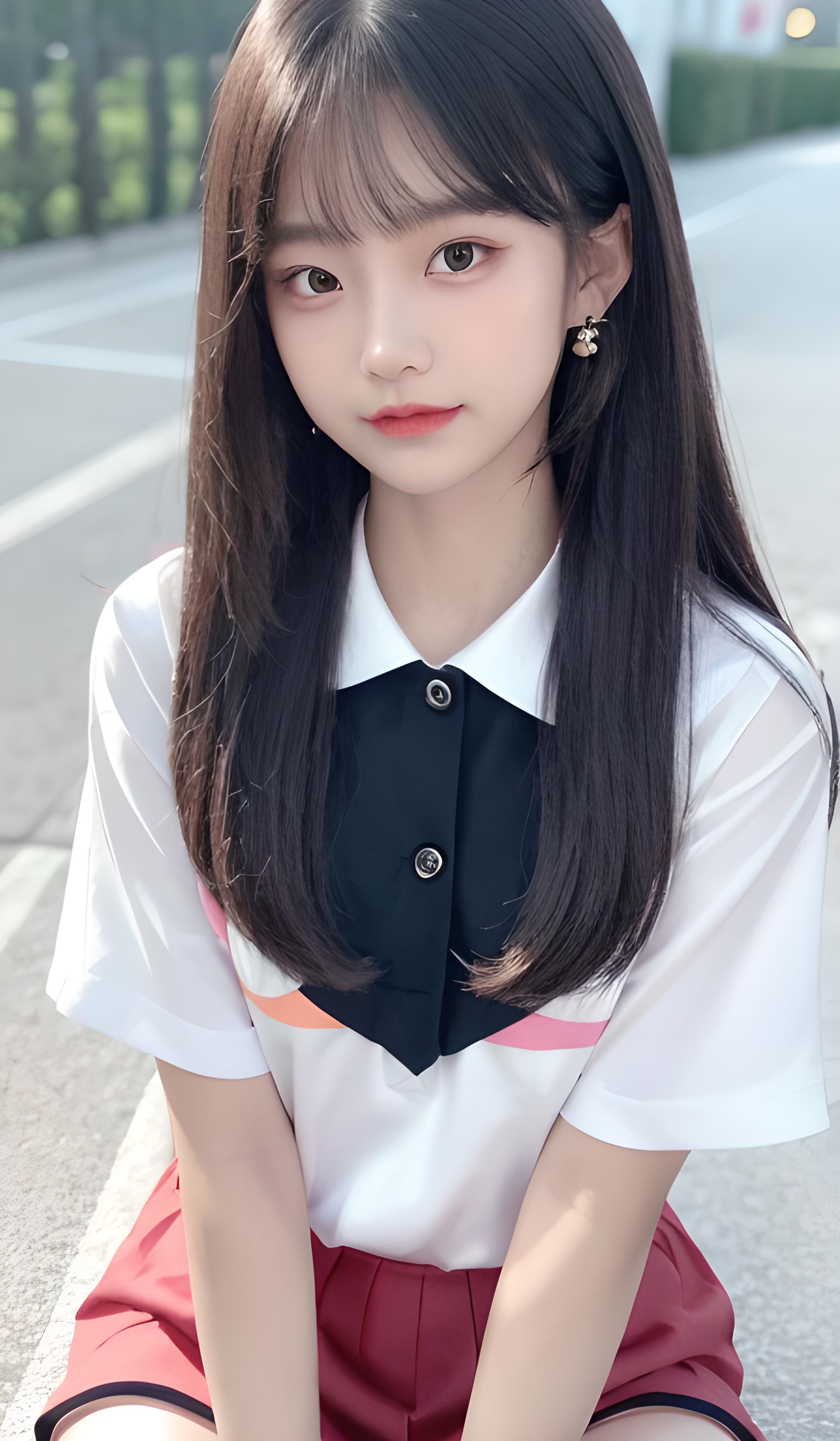 小清新美女