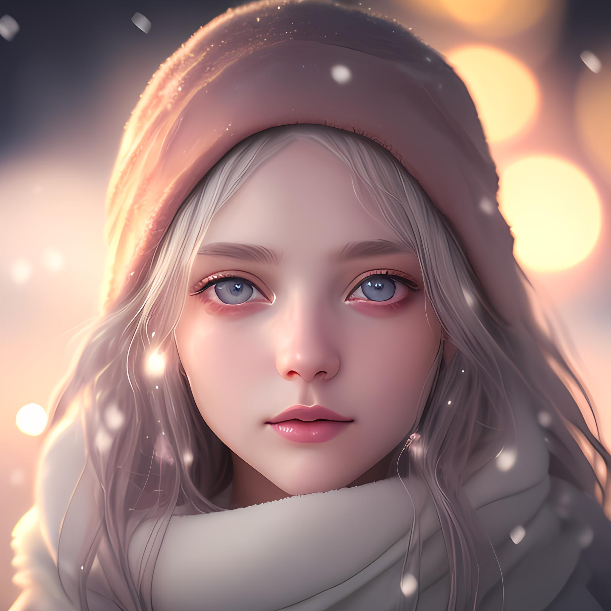 冬季女孩
