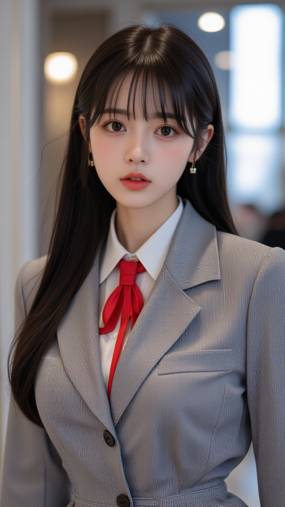 西装女孩