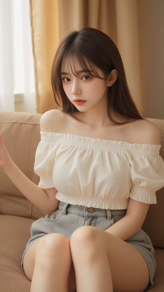 露肩女孩