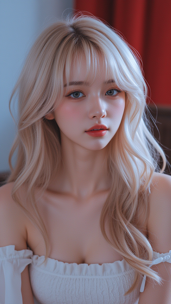 金发美女