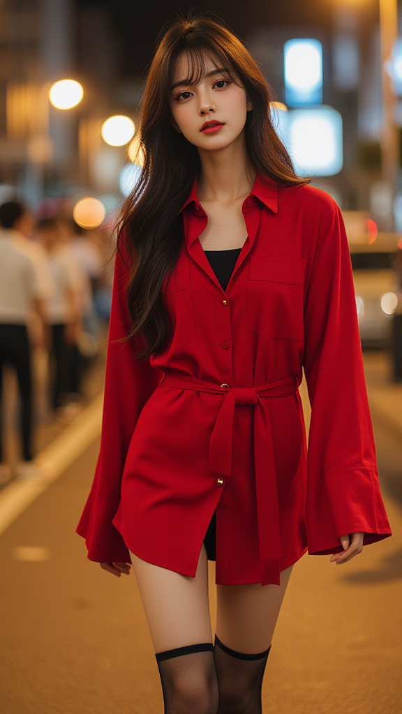 街拍美女