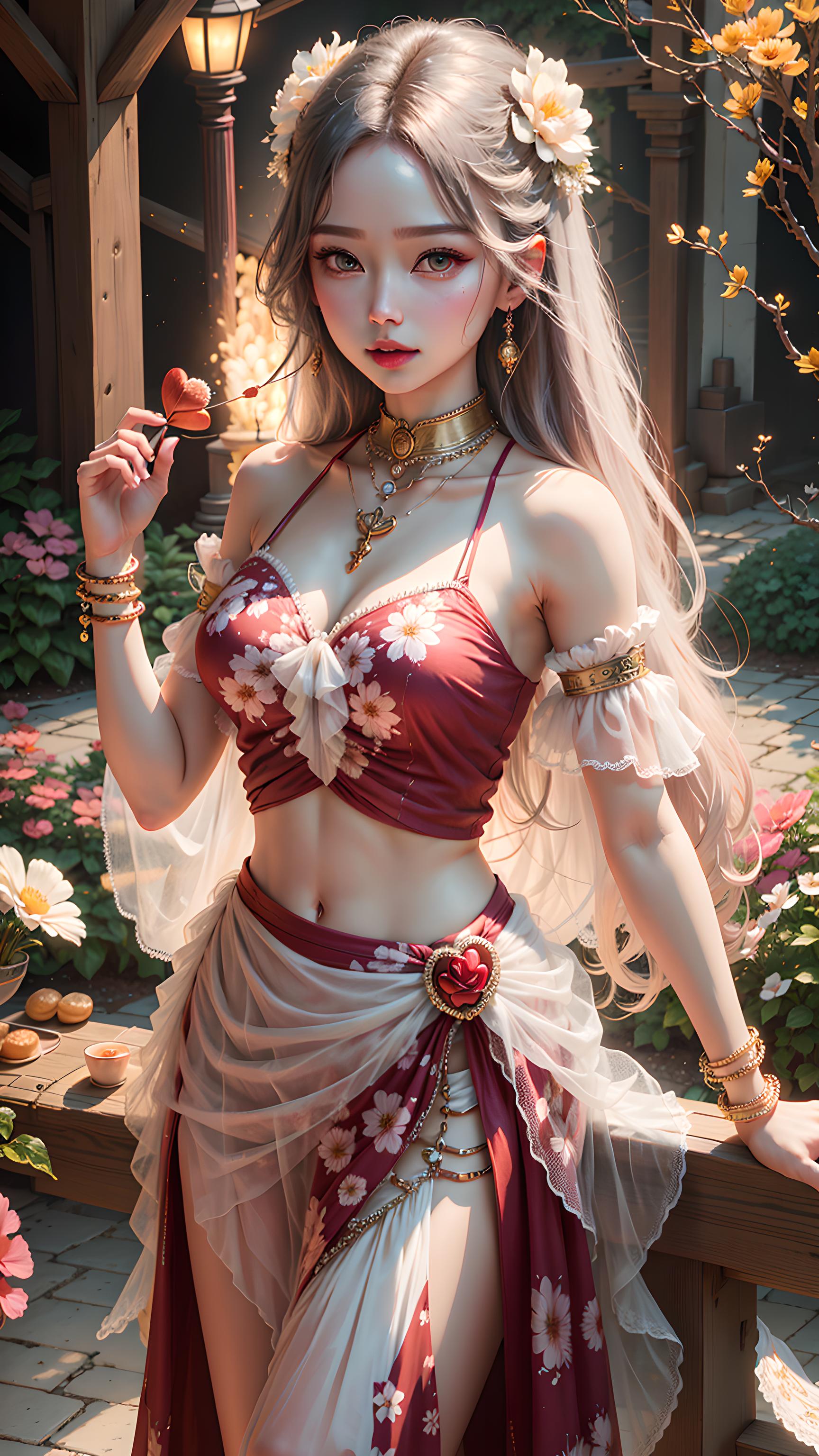 鲜花盛开，美