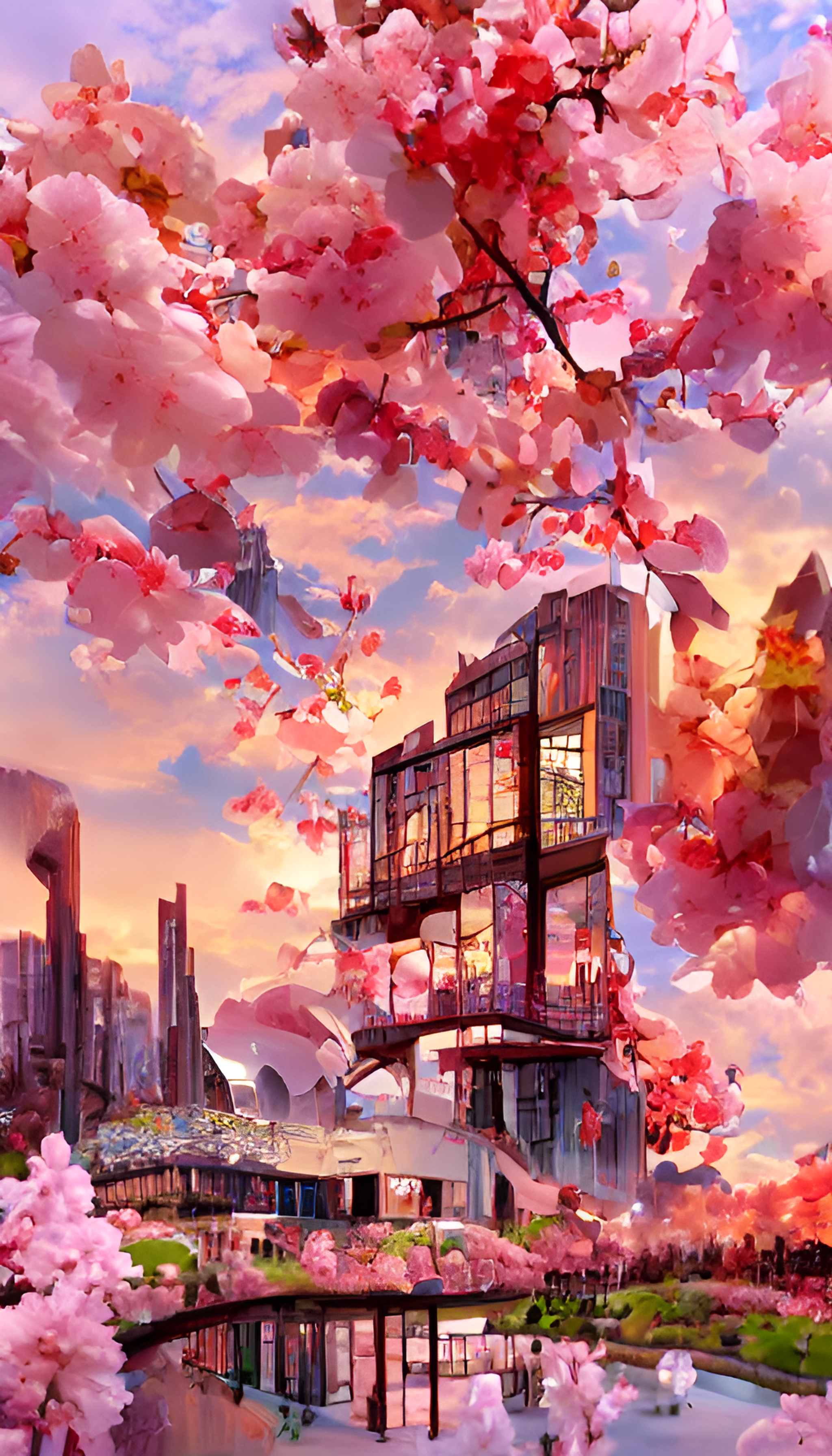 樱花建筑城镇