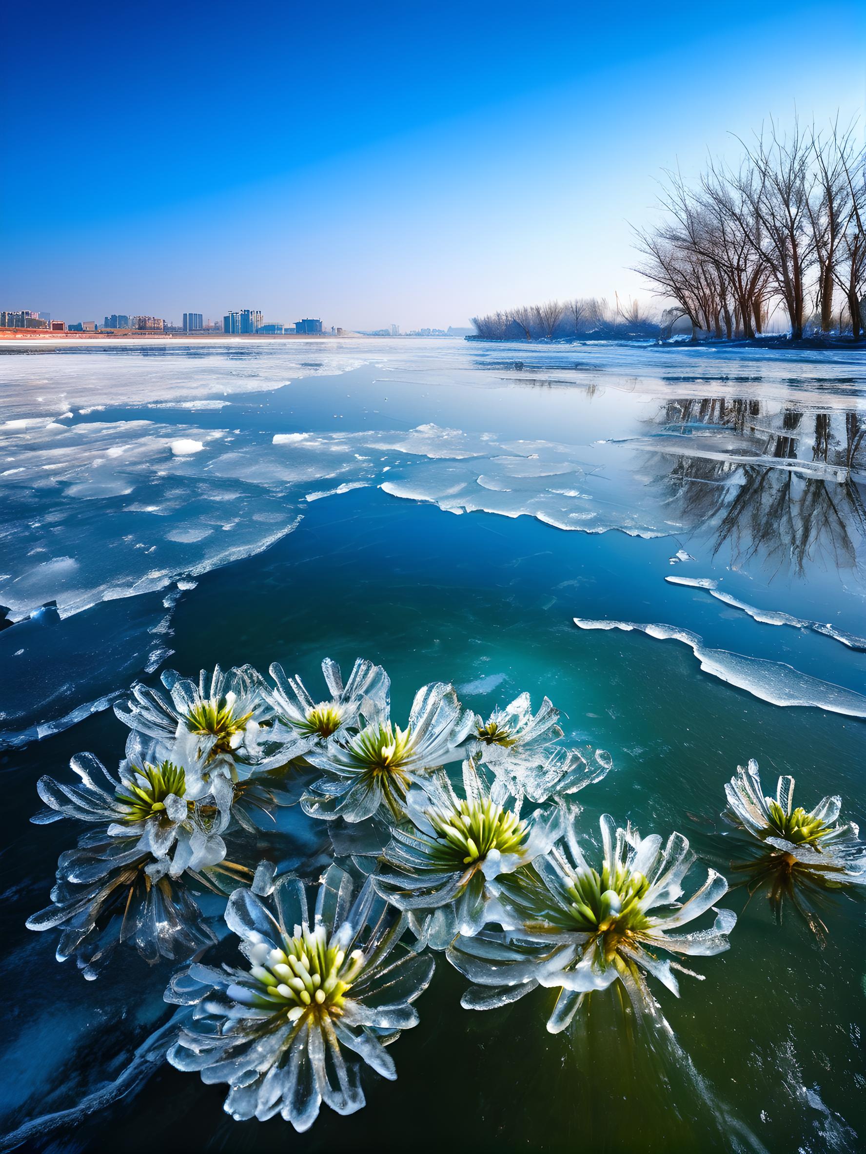 江上冰花