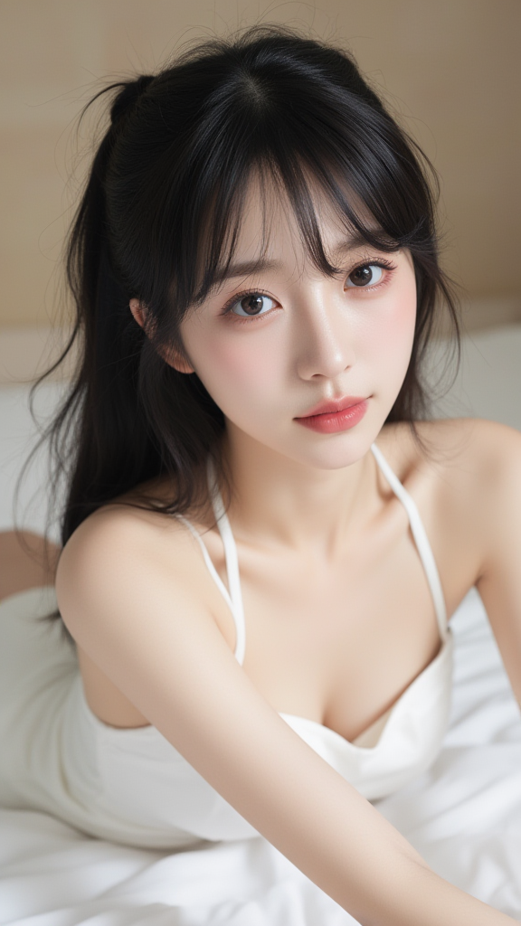 双丸子头女孩