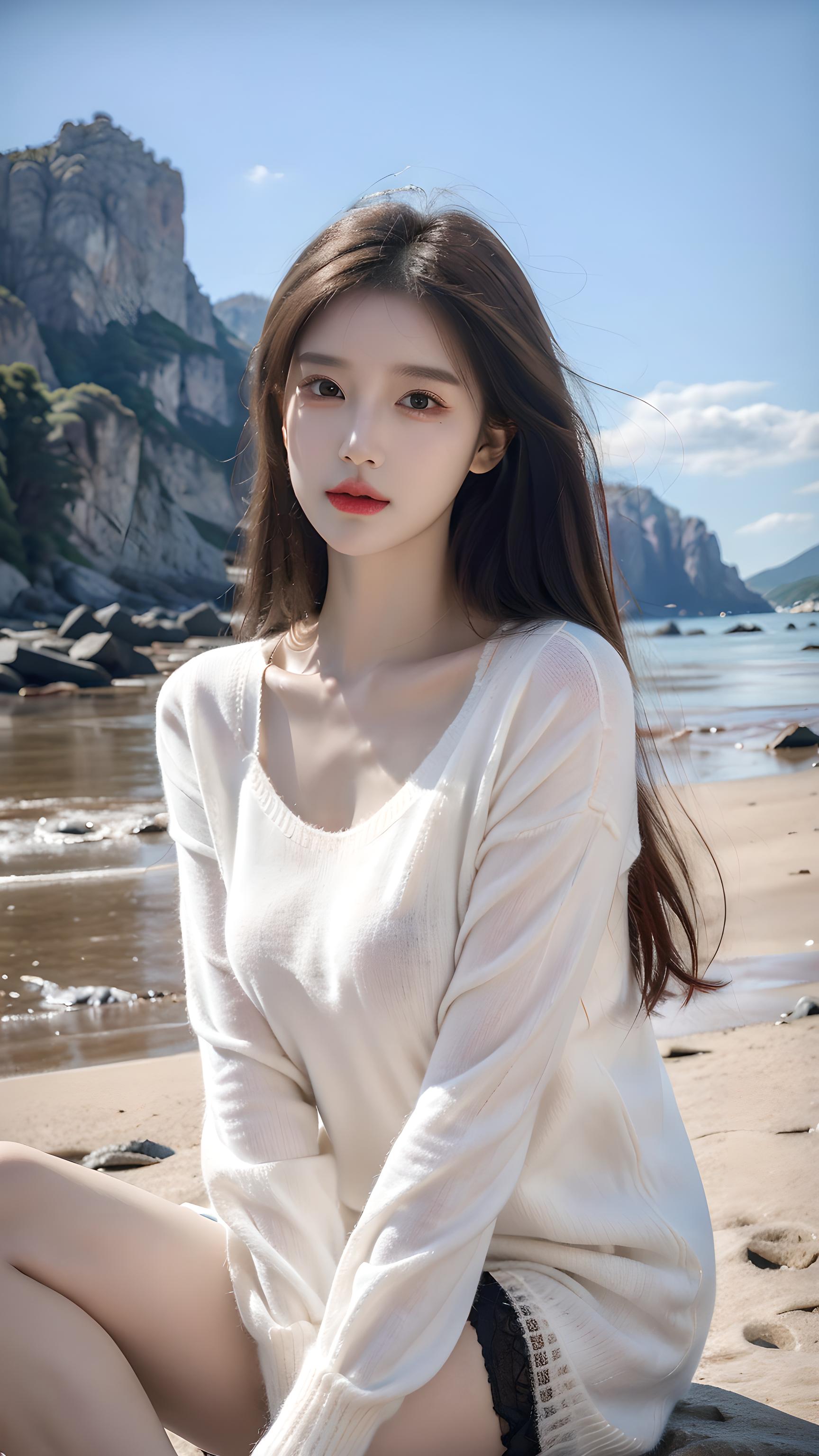 沙滩美女