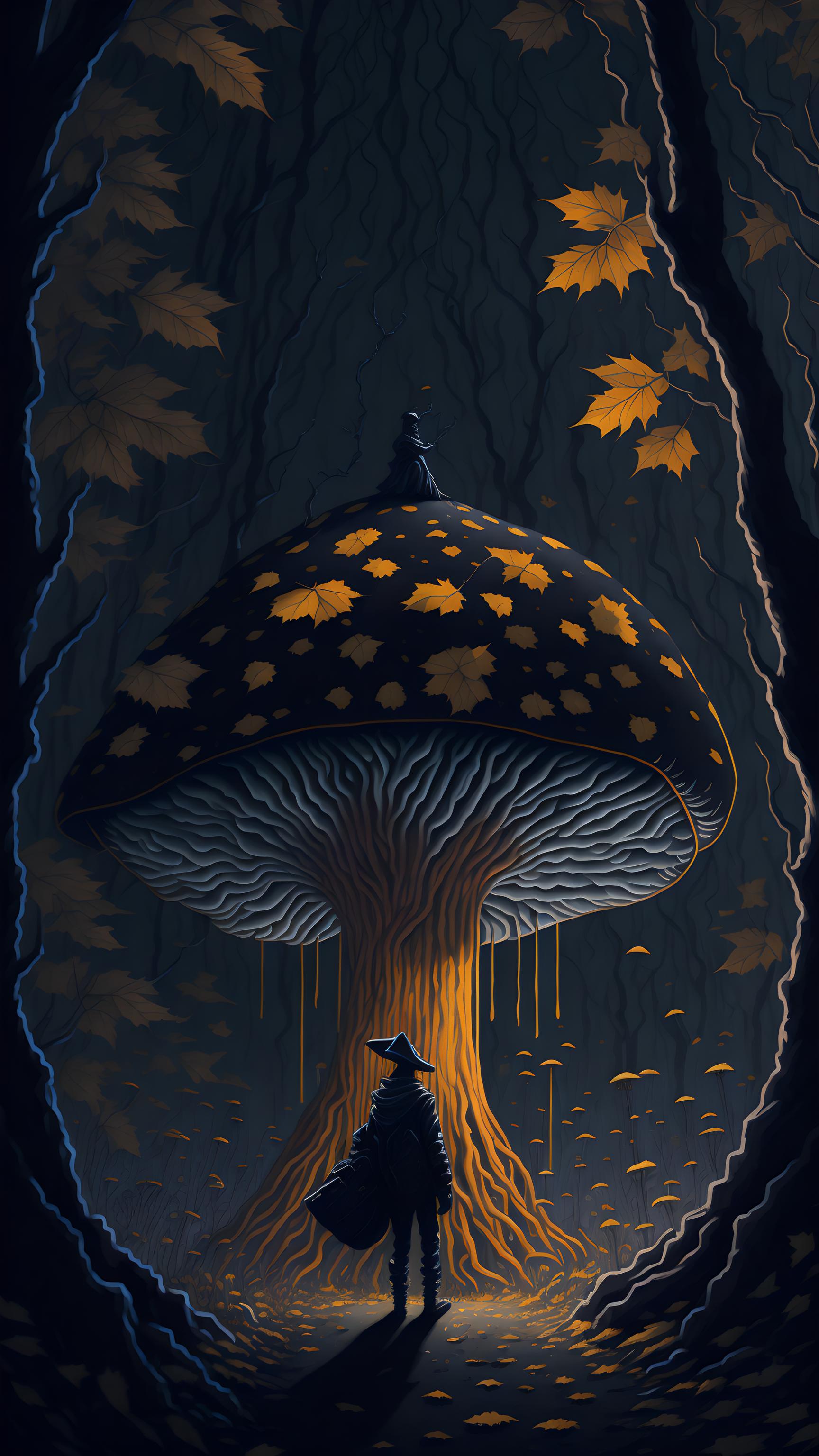 小矮人与巨蘑菇