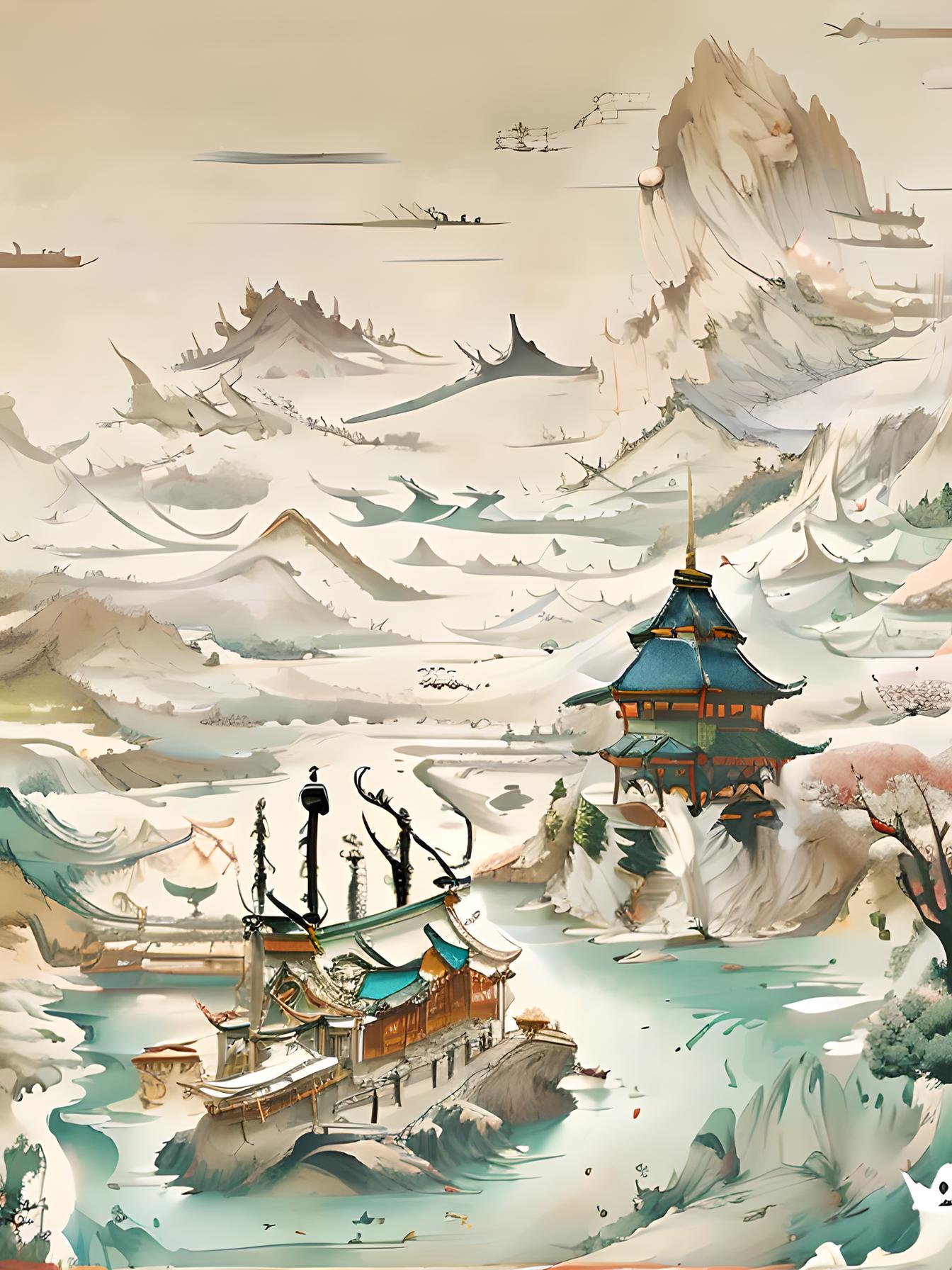 袅袅山水行