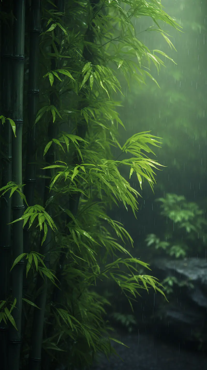 竹林的雨