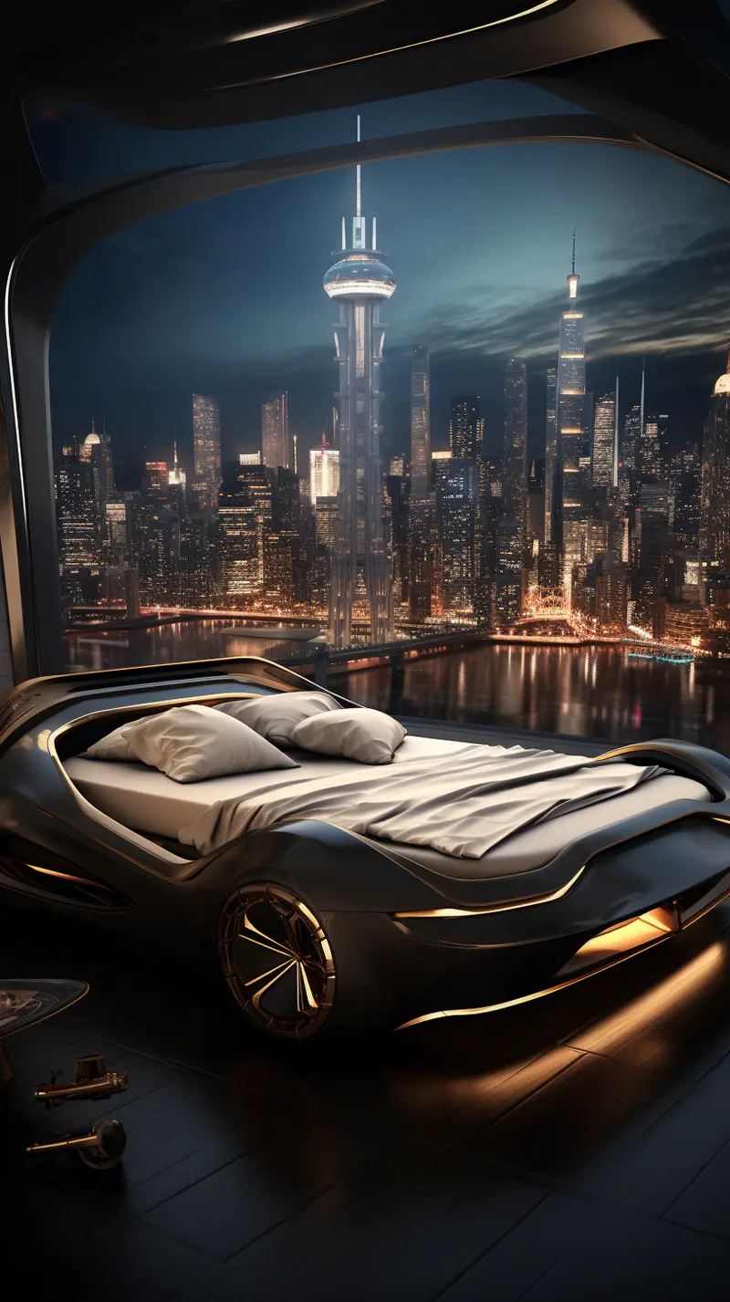 未来汽车床