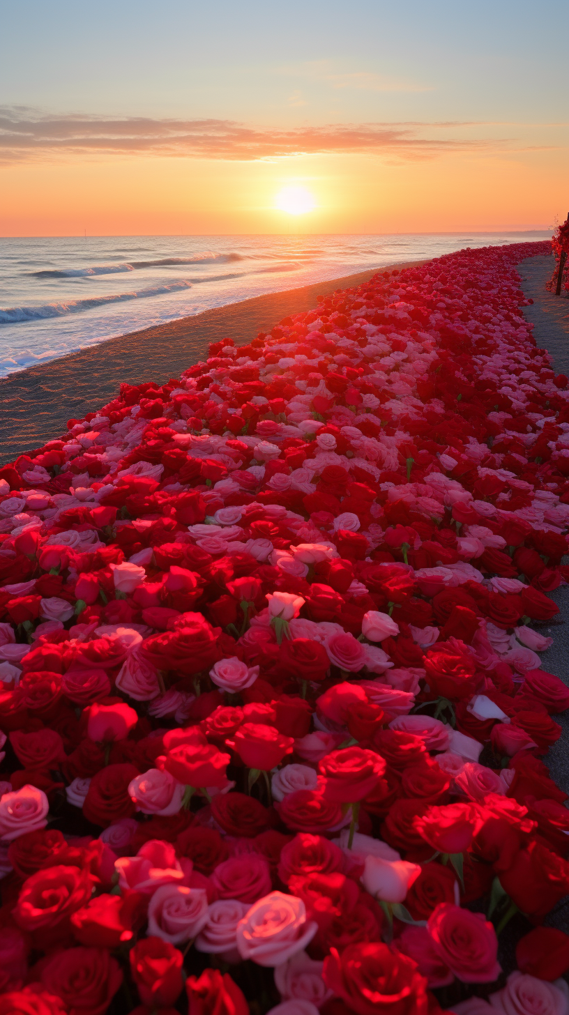 玫瑰海滩
