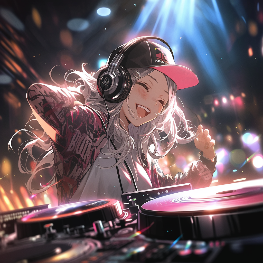 可爱的女DJ