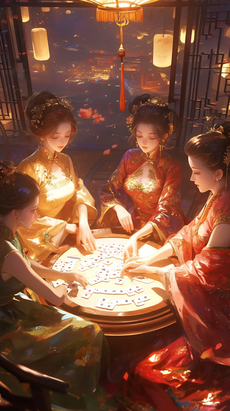 古代女子打麻将