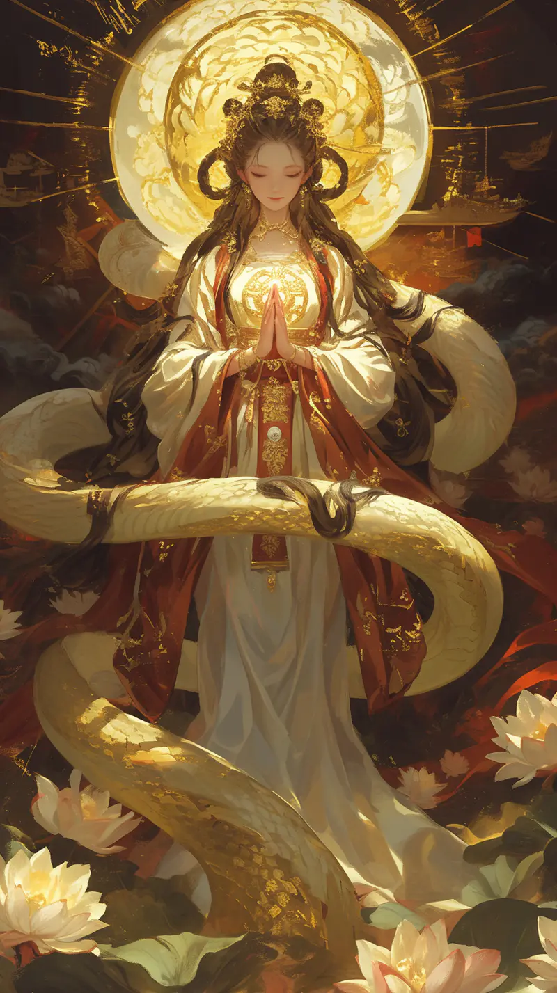 女娲，中国上古神话中的创世女神