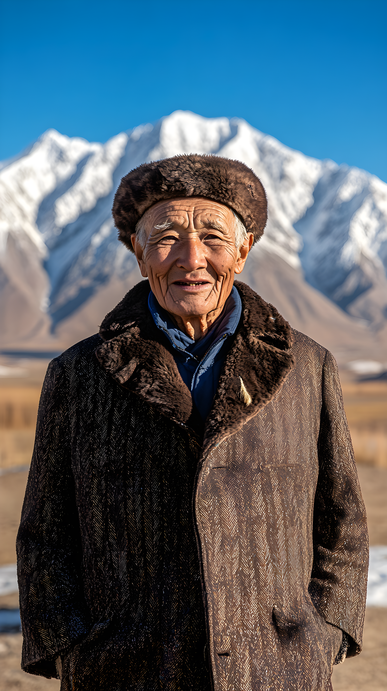 雪山下的大叔