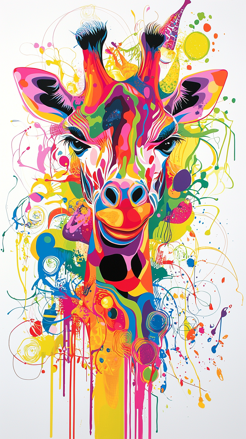 Ryan McGinness-长颈鹿