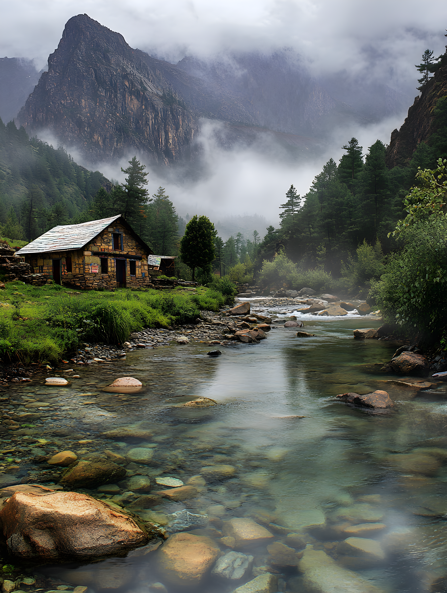 寂静的山村