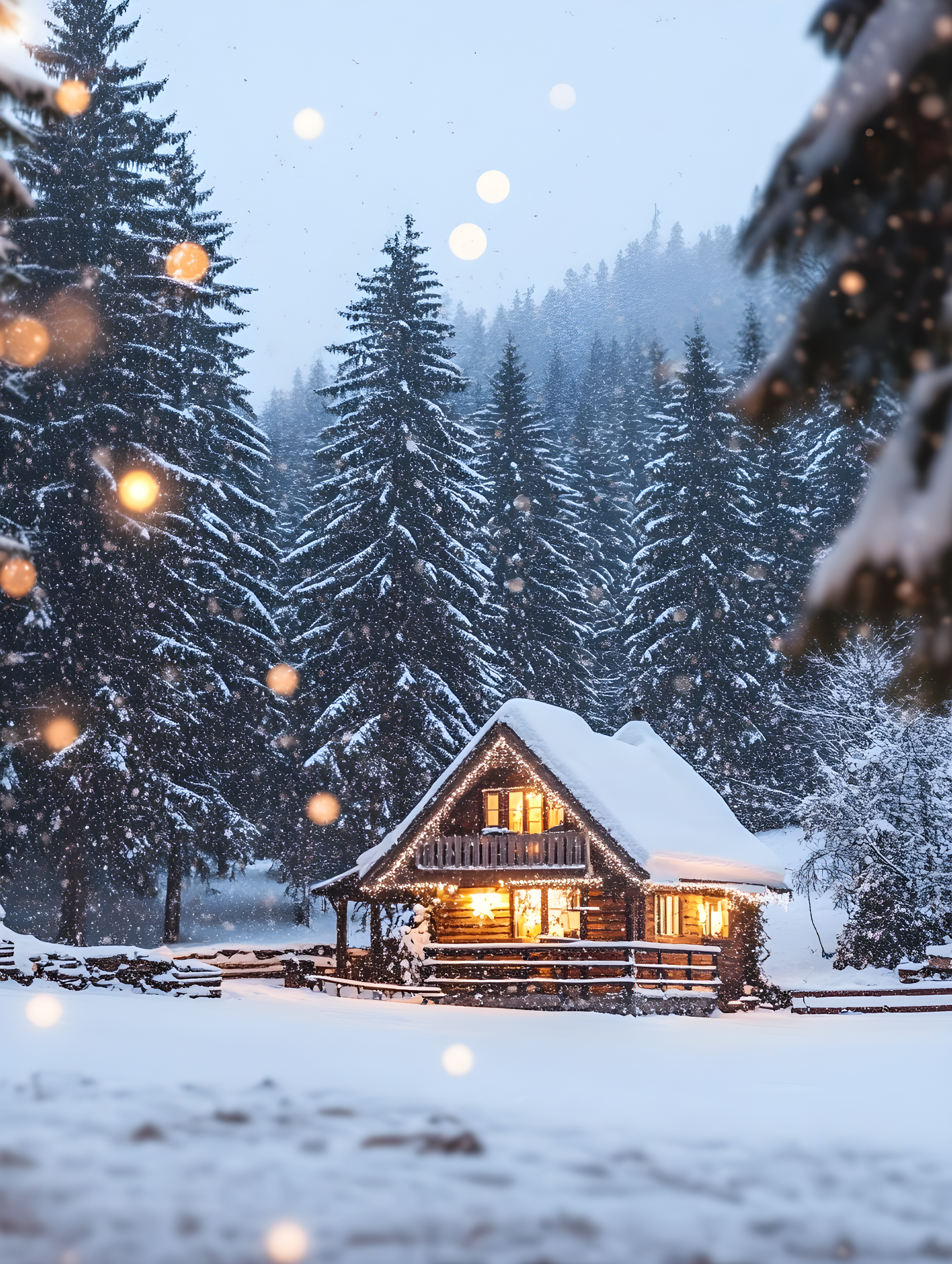 雪中小屋