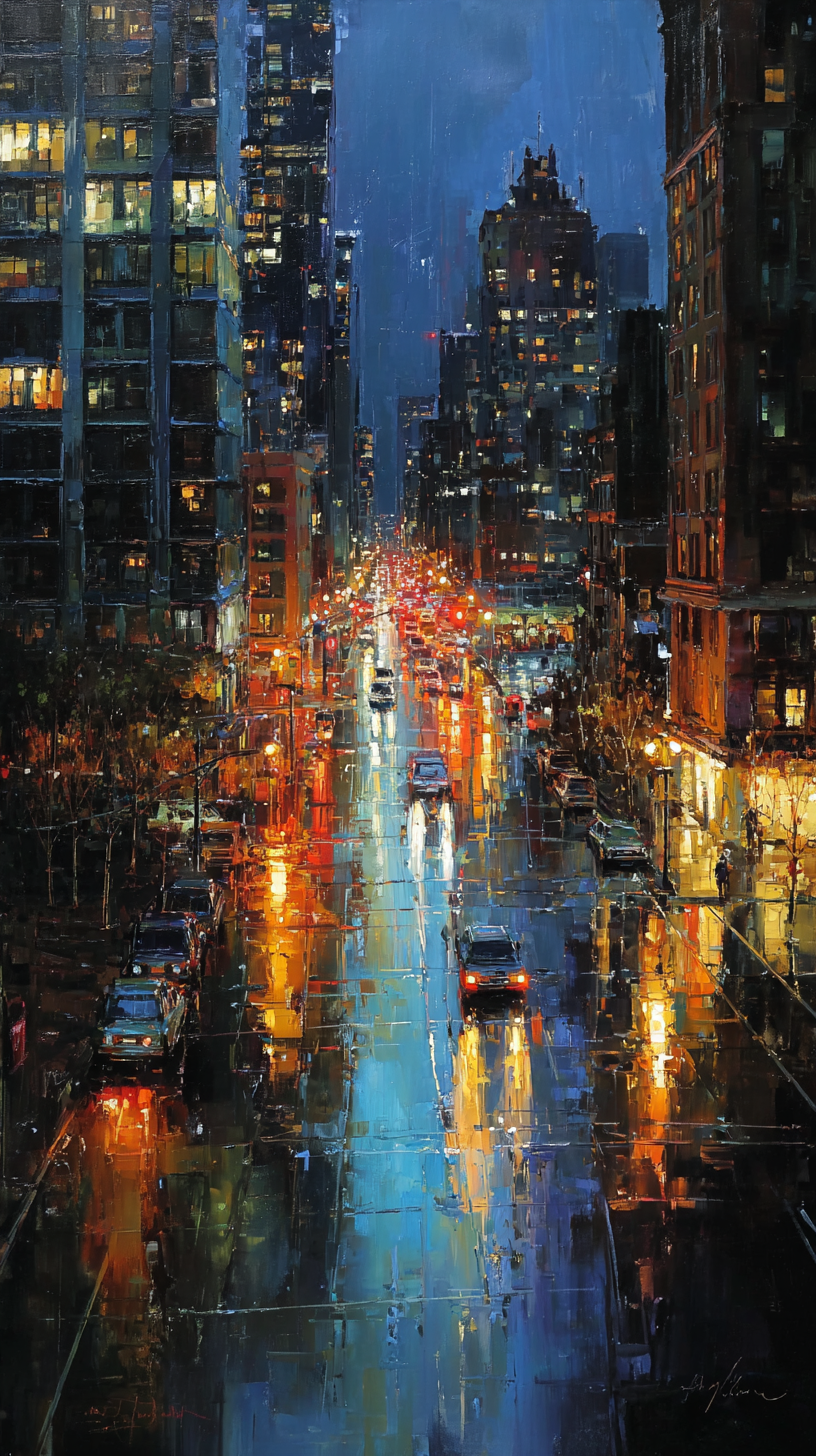 Mark Lague-都市夜景